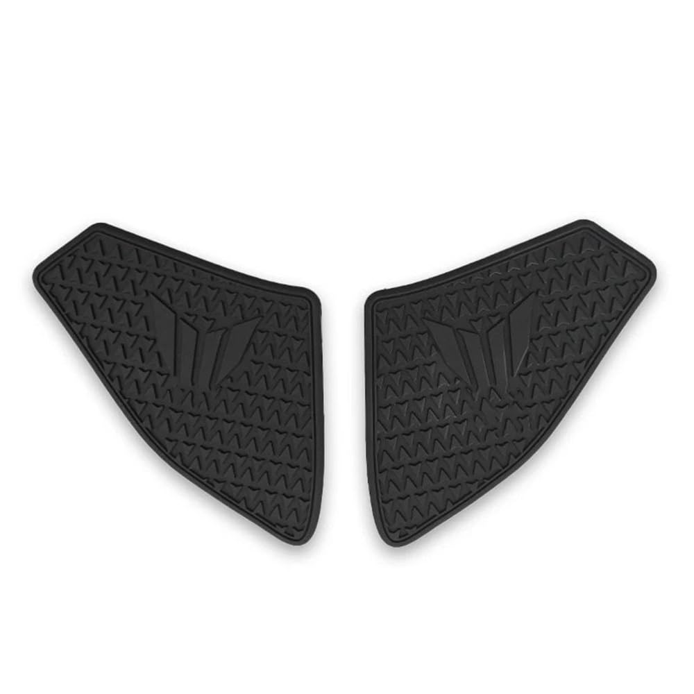 Tank Pads Für MT-09 SP 2021 2022 2023 Motorrad Rutschfeste Seite Kraftstofftank Aufkleber Pad Gummiaufkleber(Side edge) von LEINOX