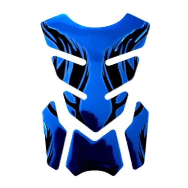 Tank Pads Universal Für Für Für Für Für Für Suzuki Carbon Motorrad Tank Pad Schutz Aufkleber 3D Aufkleber(Blue) von LEINOX