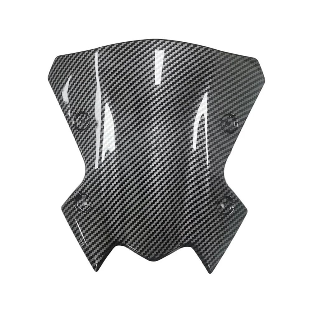 Windschutzscheibe Motorrad Für Für Z900 2020-2022 2023 Front Wind Schild Bildschirm Deflektoren Motorrad Windschutzscheibe Windschutz(Carbon Fiber Look) von LEINOX