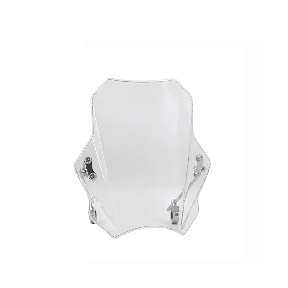 Windschutzscheibe Motorrad Für Für Z900 Für Z900 Für Z650 Für Z650 Motorrad Modifikation Windschutzscheibe Einstellbare Halterung(Clarity Metal Bracke) von LEINOX