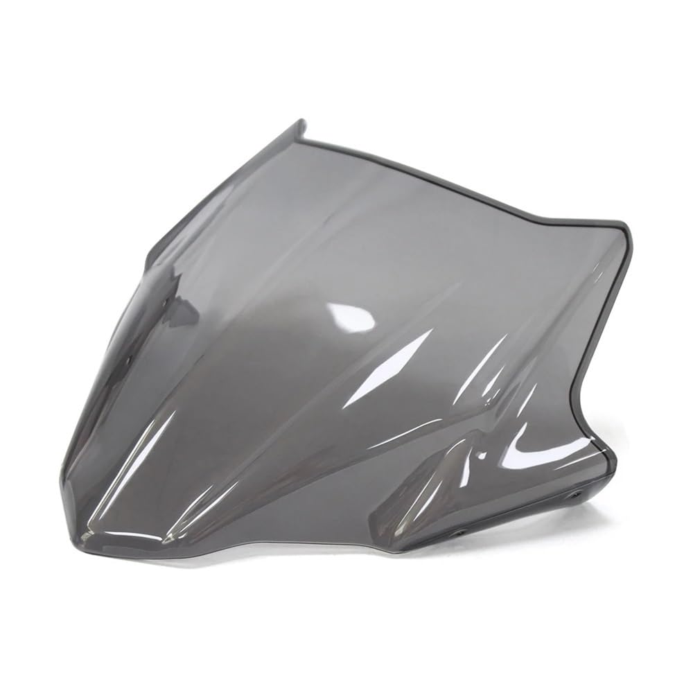 Windschutzscheibe Motorrad Für Z900 Für Z650 2020-2024 Motorrad Windschutzscheibe Bildschirm Visier Windschutzscheibe Double Bubble Windabweiser Für Für Z 900(Light Gray) von LEINOX