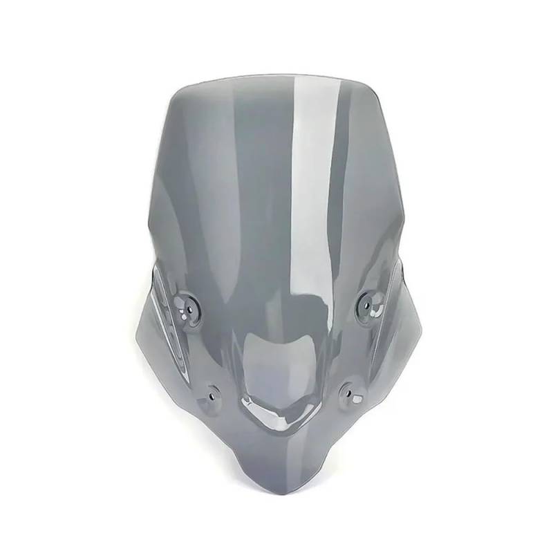 Windschutzscheibe Motorrad Motorrad Frontscheibe Windschutz Windabweiser Für XL750 Für Transalp Für XL 750 2023 2024(Smoky Grey) von LEINOX