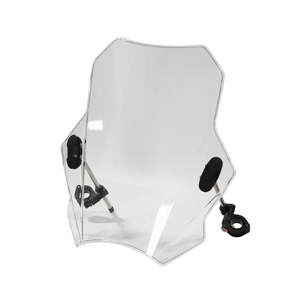 Windschutzscheibe Motorrad Motorrad Windschutzscheibe Windschutz Für GB350 Für GB350RS 2021 2022 Für Hornet 2,0 2021-2023(Transparent) von LEINOX