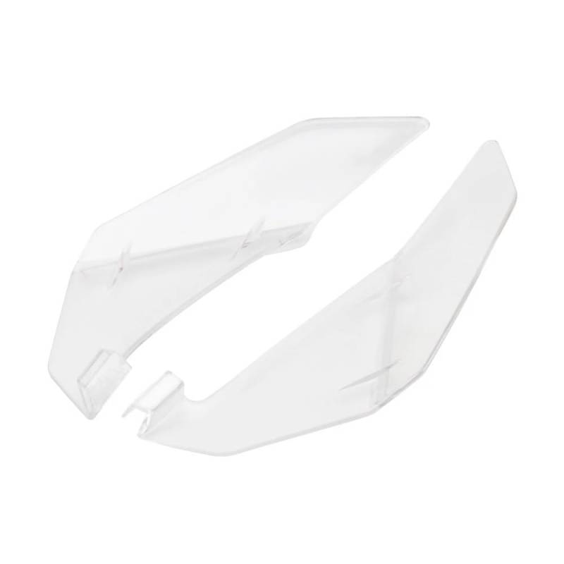 Windschutzscheibe Motorrad Motorrad Zubehör Windschutzscheibe Seite Deflektor Handshield Front Windabweiser Für XL750 Transalp XL 750 TRANSALP 2023(Side - Clear) von LEINOX