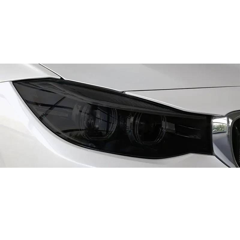 2 X Auto Scheinwerfer Tönung Schwarz Schutzfolie Schutz Transparent TPU Aufkleber, Für B = M = W 3 Serie G20 G21 F30 F31 F34 Zubehör F31 Geschwärztet von LEISDD