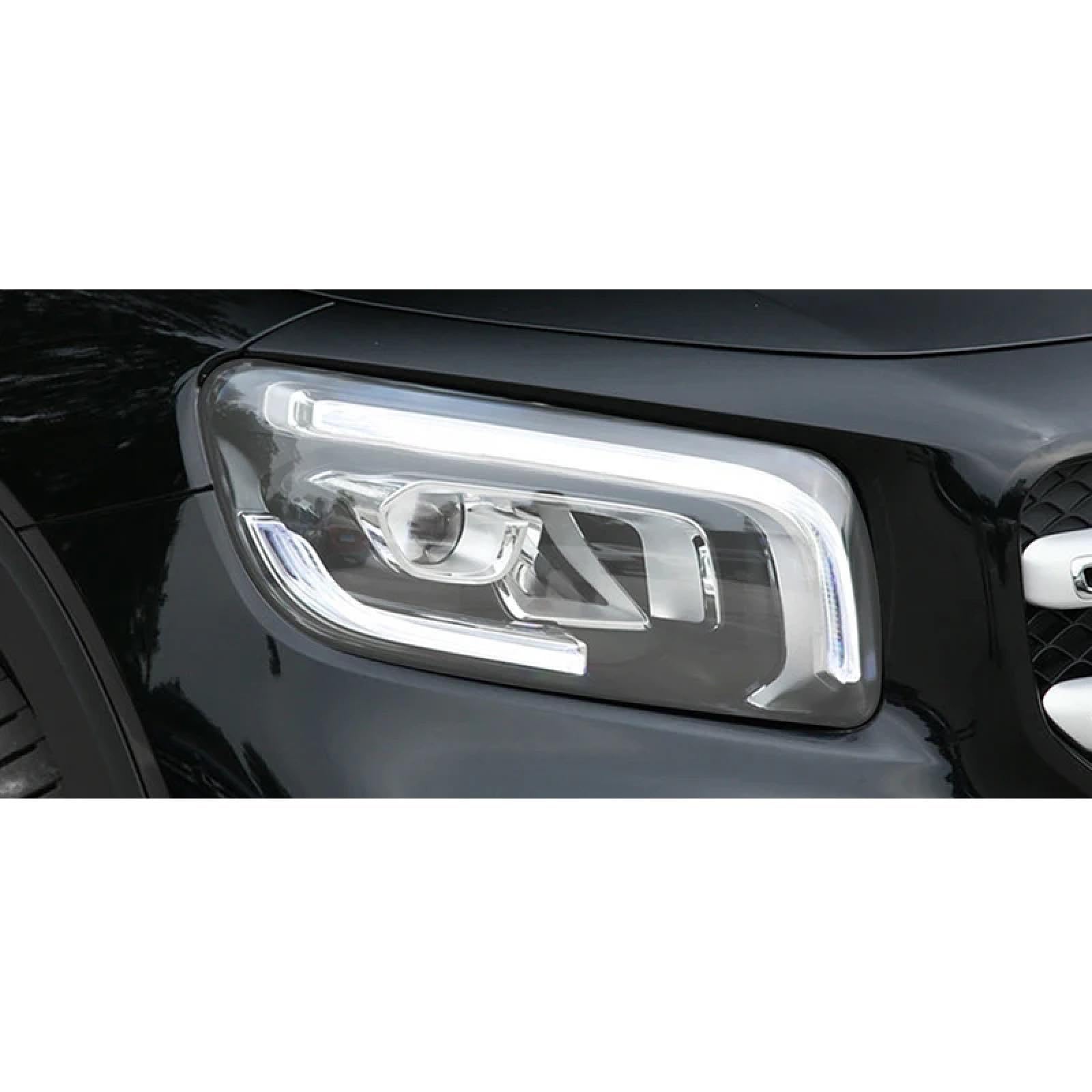 Auto Scheinwerfer Schutzfolie Frontlicht Transparent TPU Aufkleber, für Mercedes Benz GLA GLC GLE GLS GLK GLB G G V Klasse AMG GLC2020- von LEISDD