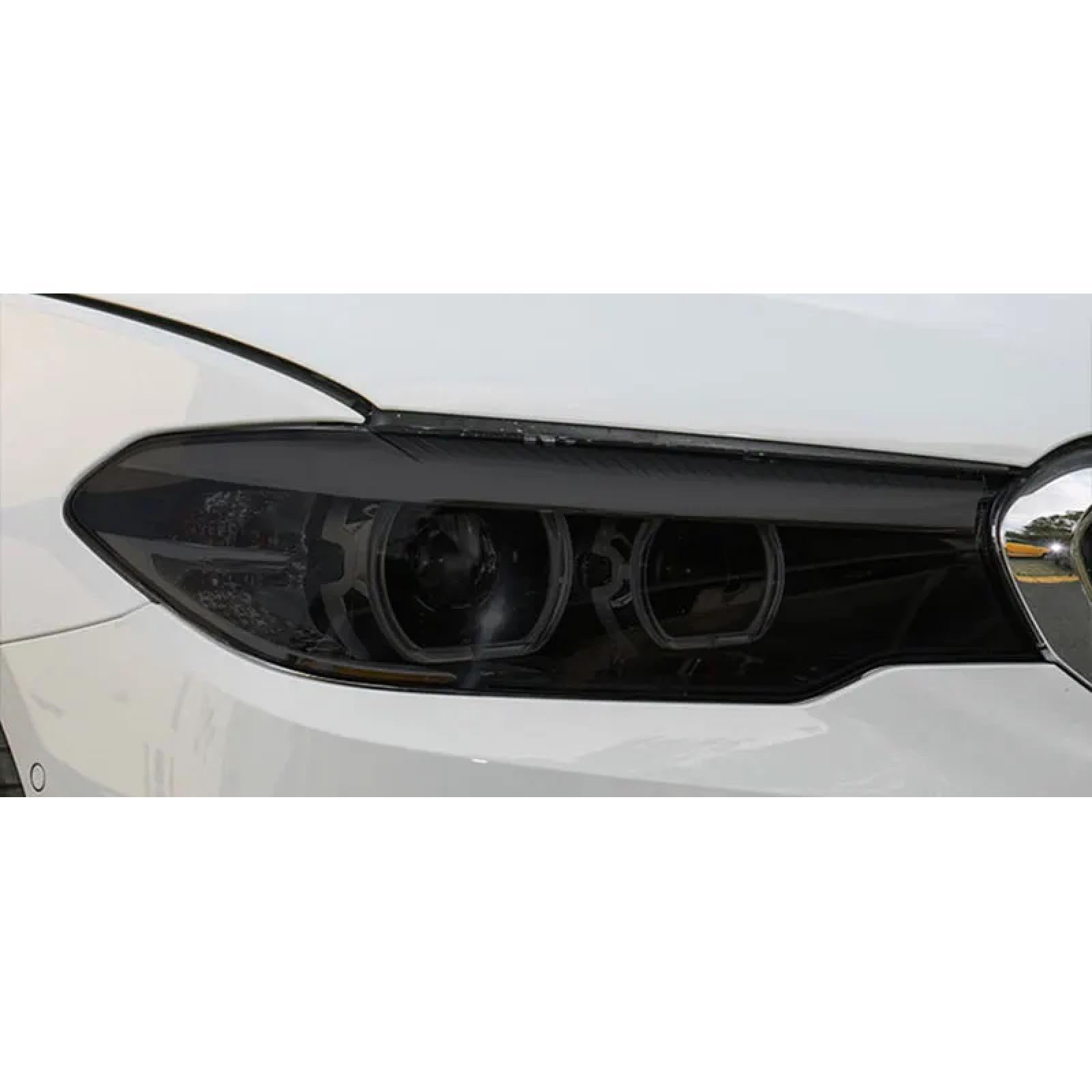 Auto Scheinwerfer Tönung Schwarz Schutzfolie Schutz Transparent TPU Aufkleber, Für B = M = W 5 Serie F10 F11 G30 G31 F07 GT Zubehör F11 T 2014-17 von LEISDD