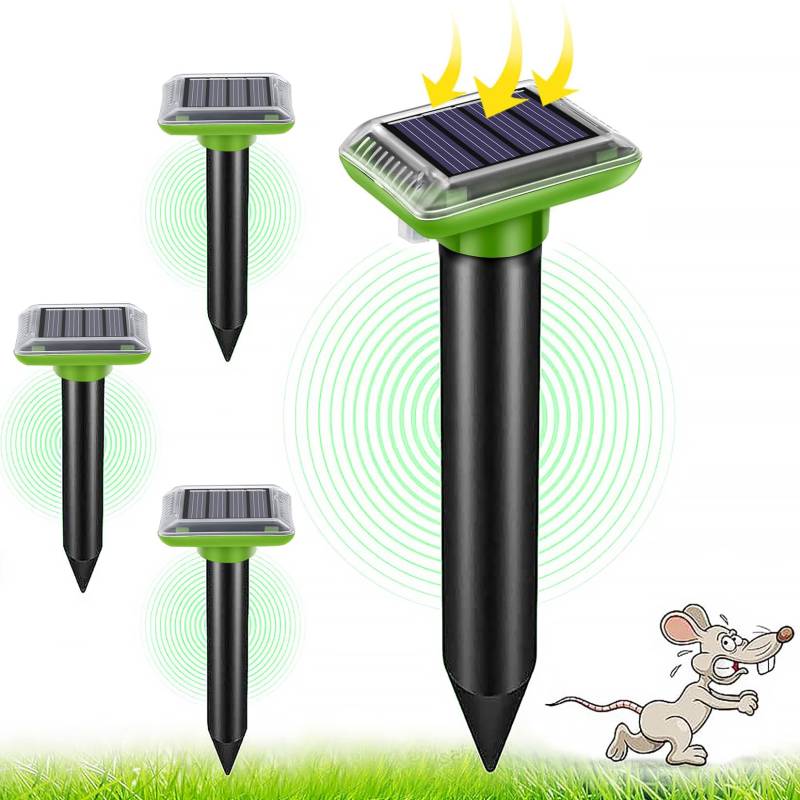 Solar Maulwurfschreck,Wühlmausabwehr,Maulwurfvertreiber,Schlagenabwehr,Maulwurfvertreiber,Schlagenabwehr,für Den Rasen Garten Talpe von LEMENG