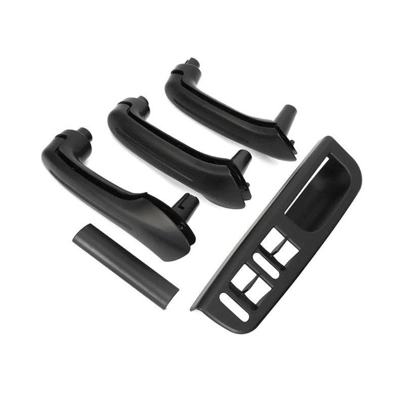 Auto Innenraum Türgriff Vorne Hinten Links Rechts Tür Schwarz Pull Haltegriff Für VW Für Bora Für Golf 4 Für MK4 Für Jetta 1999-2007 Innen Türgriff Tür Armlehne Auto Türgriff(4door 5) von LENTLY