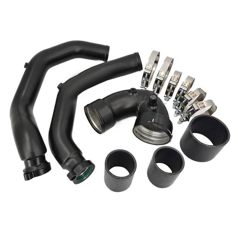 Auto Lufteinlass Ansaugschlauch Ansaugrohr Charge Pipe & Boost Pipe Kit Für S55-Motor F80 / F82/F83 M3 / M4 2014+ M2 Für Competition M2C 2018 25 PS+ von LENTLY