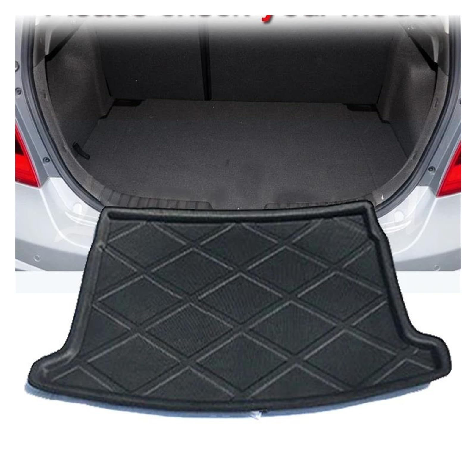 Auto Stamm Matten Für Hyundai Für I30 FD I30cw Wagon 2007-2012 Auto Anti-schmutzige Lagerung Pad Stamm Matte Boden 3D Eva Material Kofferraumwanne Kofferraummatte Kofferraumschutz von LENTLY