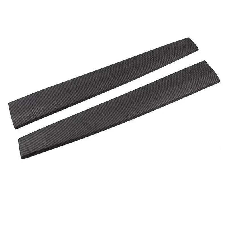 Auto Styling Zierleisten 2/4 Stück Matte Armaturenbrett Dekoration Für Tesla Für Modell 3/Y Tür Innen Armaturenbrett Tür Modifikation Abdeckung Dekor Klebeplatten Zierleisten Auto Zierleistenkeile Set von LENTLY