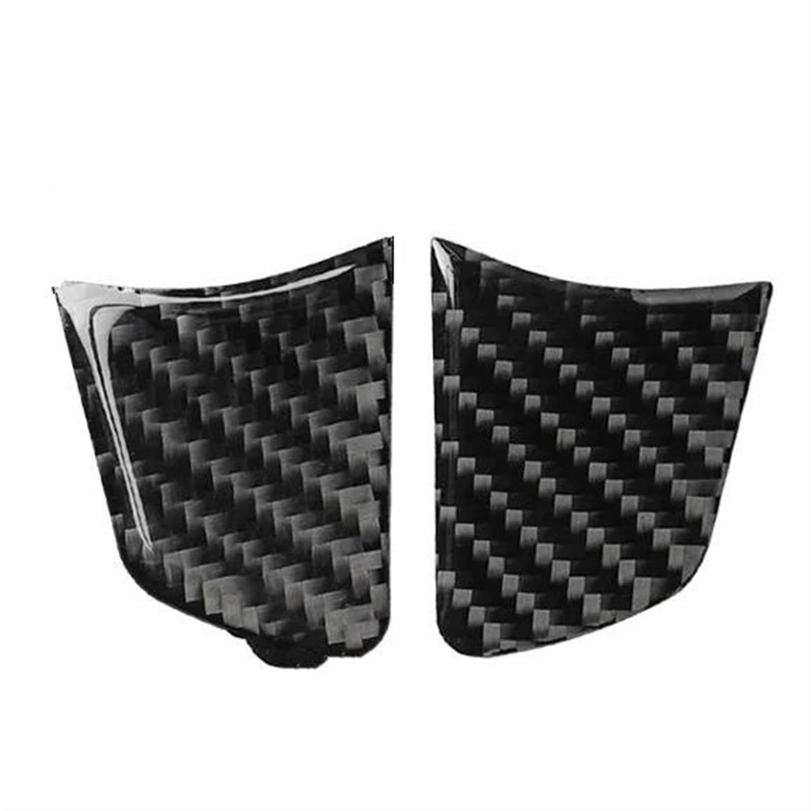 Auto Styling Zierleisten 2 Stücke Real Carbon Fiber Car Styling Innenausstattung Lenkradverkleidung Abdeckung Für A6 C7 A6L 2012 2013 2014 2015 2016 Auto Zierleistenkeile Set von LENTLY