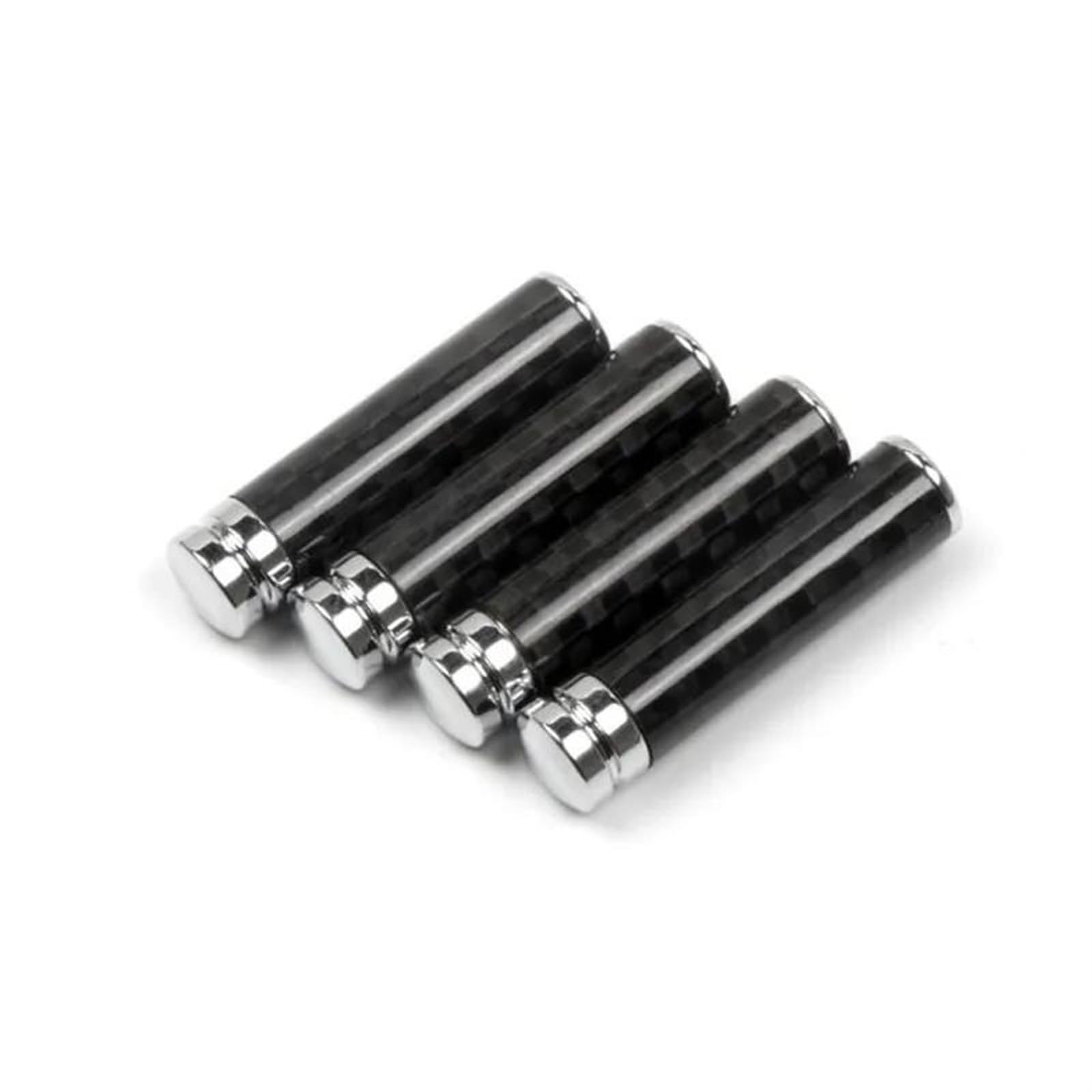 Auto Styling Zierleisten 4 Stück Auto Türschloss Pins Für Dodge Innen Carbon Faser Dekoration Auto Zierleistenkeile Set(Kohlefaser) von LENTLY