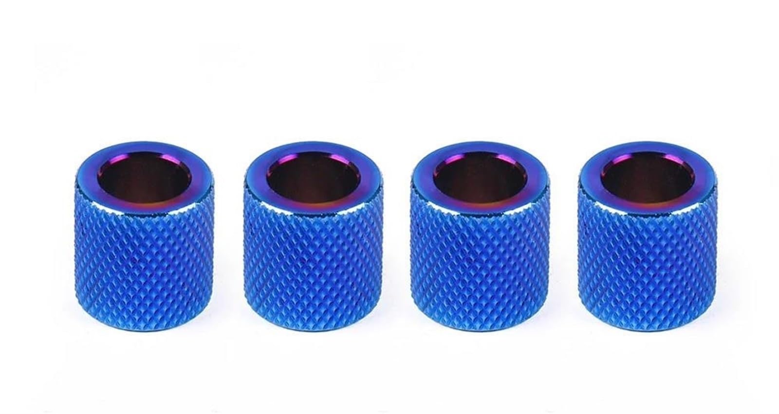 Auto Styling Zierleisten Auto Kopfstütze Kopfstütze Halsbänder Ringe Dekor Ringe Für Auto Für SUV Für Lkw Innen Dekoration Sitz Zubehör 4 Teile/los Auto Zierleistenkeile Set(Toasted blue) von LENTLY