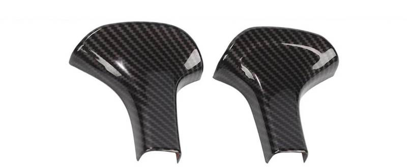 Auto Styling Zierleisten Autogriff-Getriebekopfhebel-Dekoration, Schaltknauf-Abdeckung, Aufkleber Für Jeep Für Grand Für Cherokee 2014 2015, Innenleisten Auto Zierleistenkeile Set(Carbon Fiber 2Pieces von LENTLY