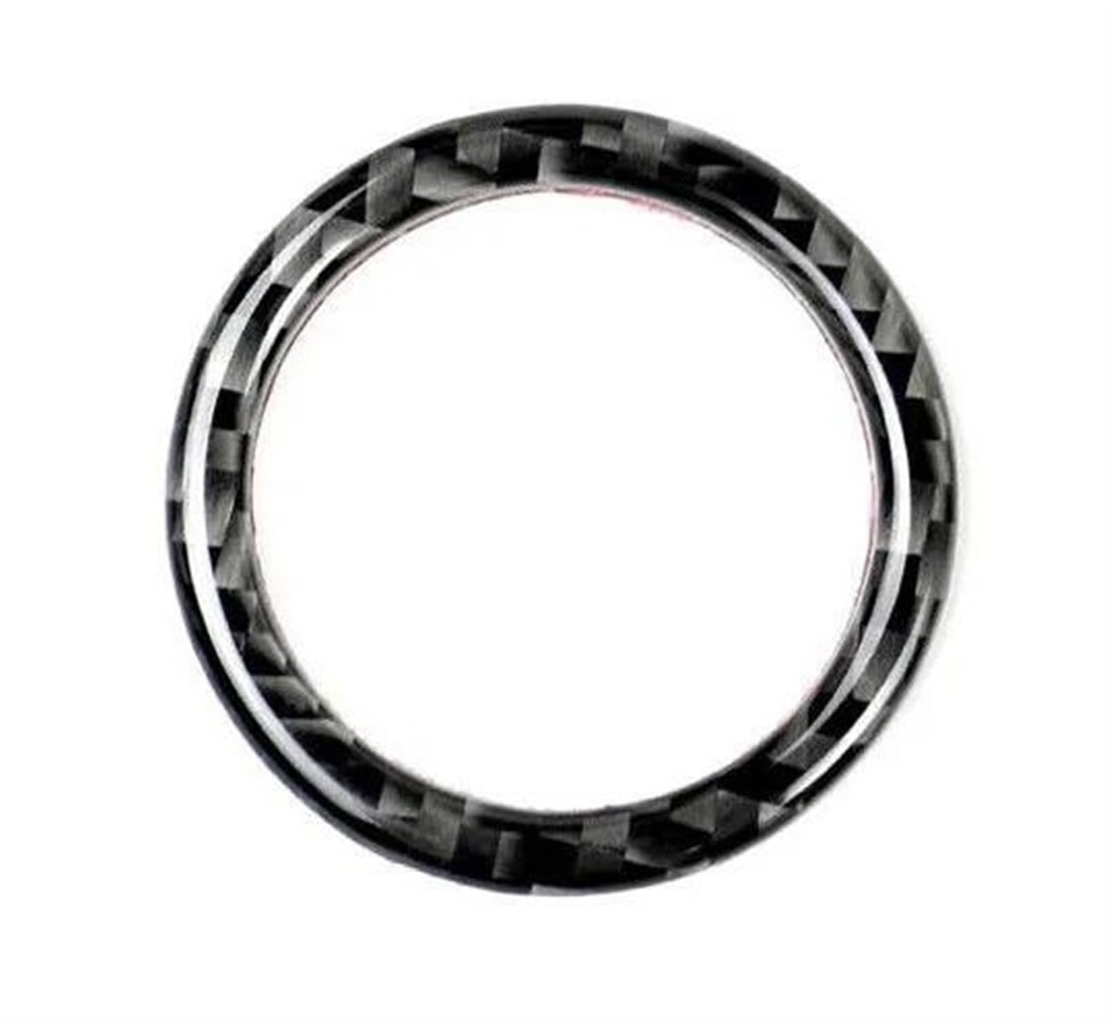 Auto Styling Zierleisten Für E90 E92 E93 Automotor Start Stop Knopf Schalter Ring Trim Schalter Knopf Schwarz Carbon Faser Aufkleber Innenzubehör Auto Zierleistenkeile Set von LENTLY