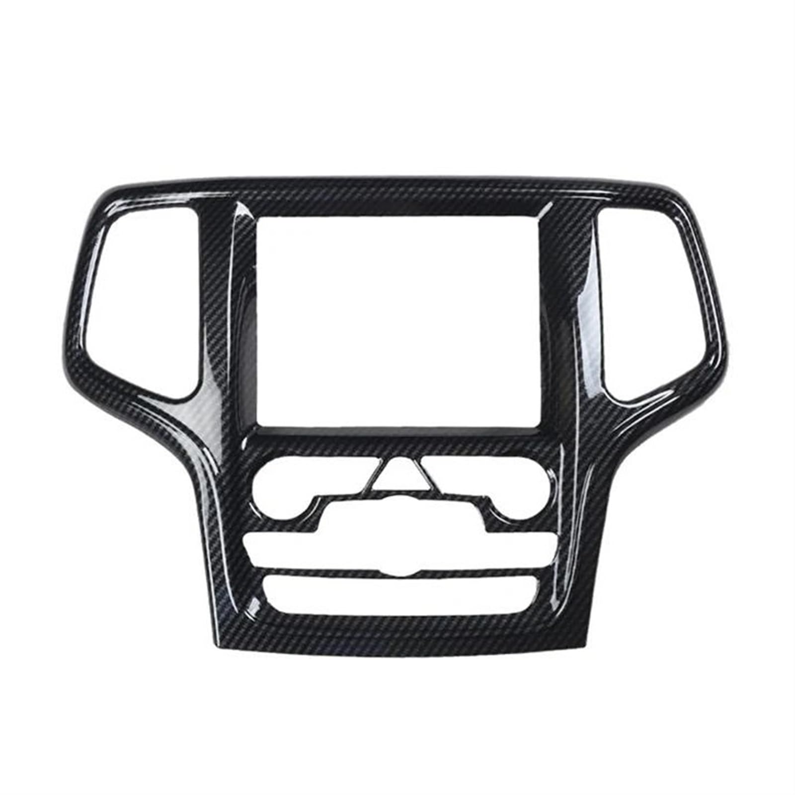 Auto Styling Zierleisten Für Jeep Für Grand Für Cherokee 2014 2015 Rechtslenker Kunststoff Carbon Fiber Stil Dekoration Zubehör Auto Innenverkleidung Aufkleber Auto Zierleistenkeile Set(Center Console von LENTLY