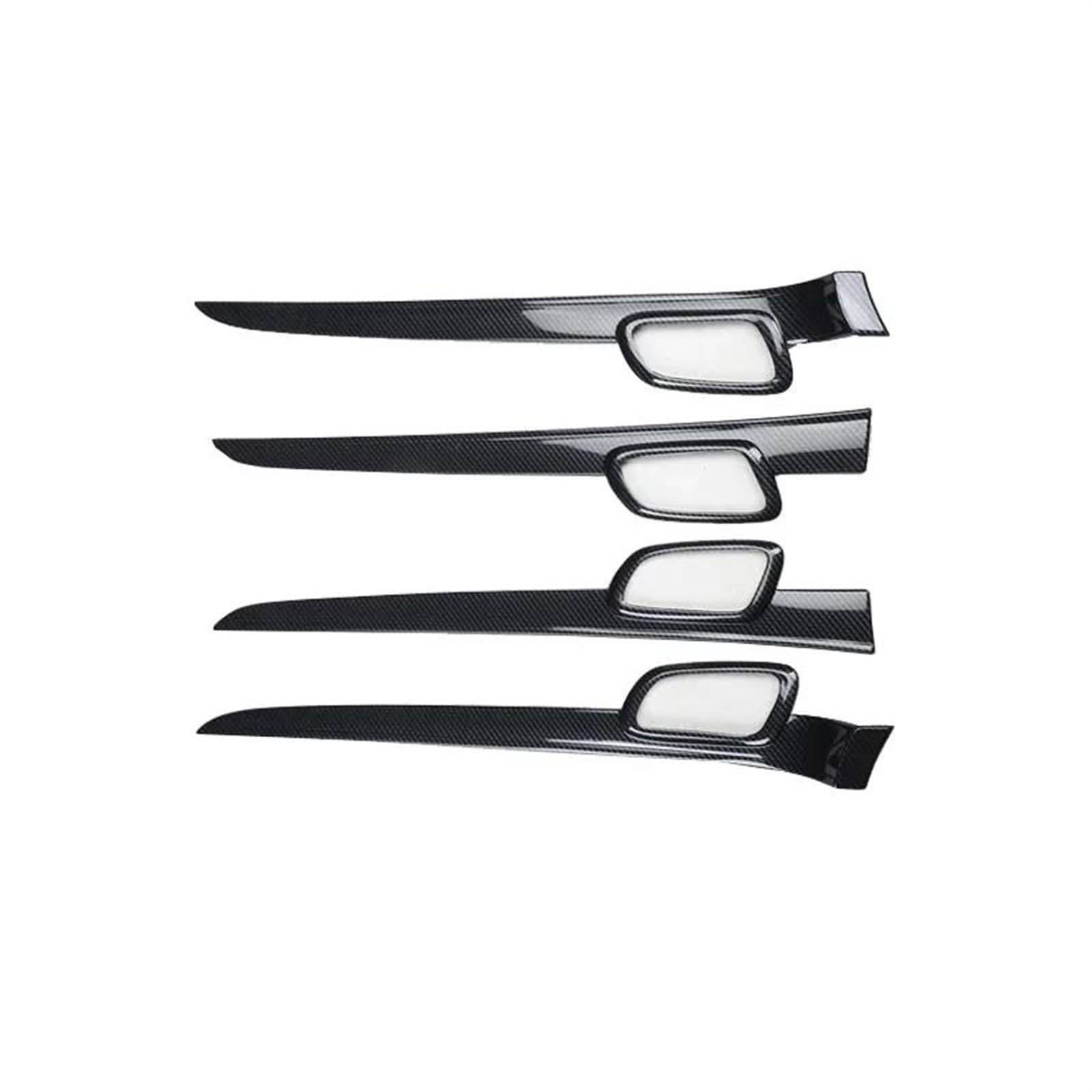 Auto Styling Zierleisten Für Jeep Für Grand Für Cherokee 2014 2015 Rechtslenker Kunststoff Carbon Fiber Stil Dekoration Zubehör Auto Innenverkleidung Aufkleber Auto Zierleistenkeile Set(Door handle) von LENTLY