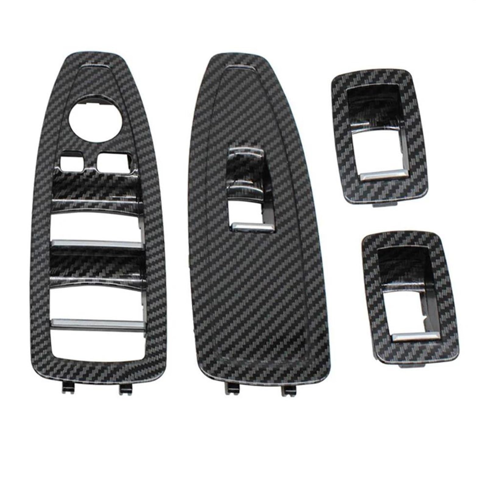 Auto Styling Zierleisten Innentür Carbon Fiber Fensterheber Schalter Panel Trim Abdeckung Ersatz Für 1 3 4 Serie F20 F30 F31 F34 F35 F36 Auto Zierleistenkeile Set(Model A 4pcs set) von LENTLY