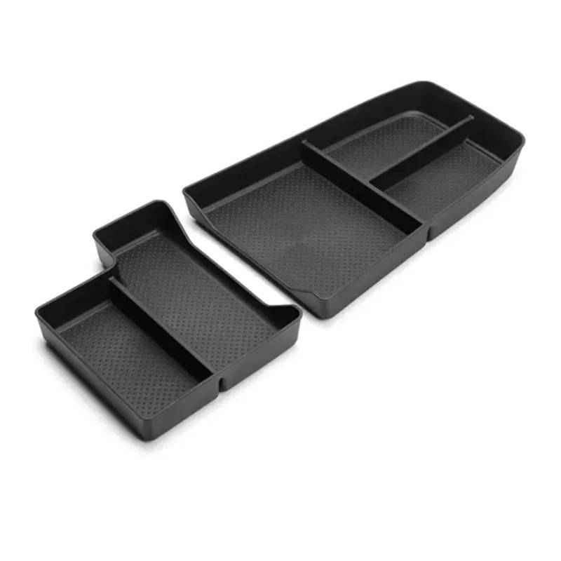 Auto Styling Zierleisten TPE Schwarz Auto Mittelarmlehne Untere Schicht Box Organizer Ablage Für X1 IX1 U10 U11 2023 2024 Auto Innen Zubehör Auto Zierleistenkeile Set(2 pieces) von LENTLY