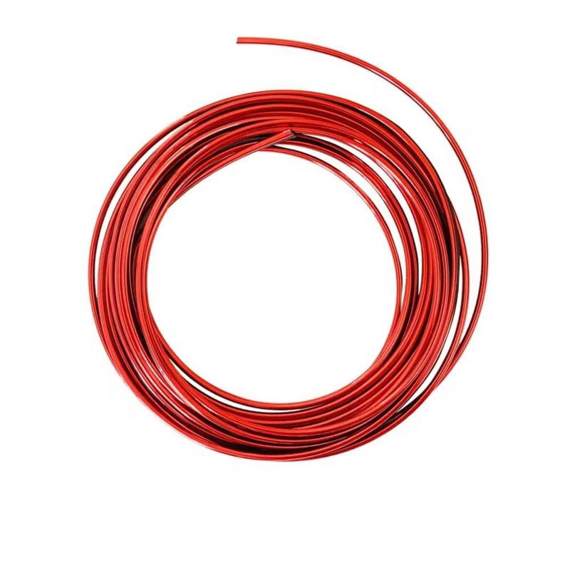 Auto Styling Zierleisten Universal Auto Zierleiste Dekoration Flexible Streifen 5 M/300 CM Innen Auto Zierleisten Auto Abdeckung Trim Armaturenbrett Tür Auto-styling Auto Zierleistenkeile Set(5M Red) von LENTLY