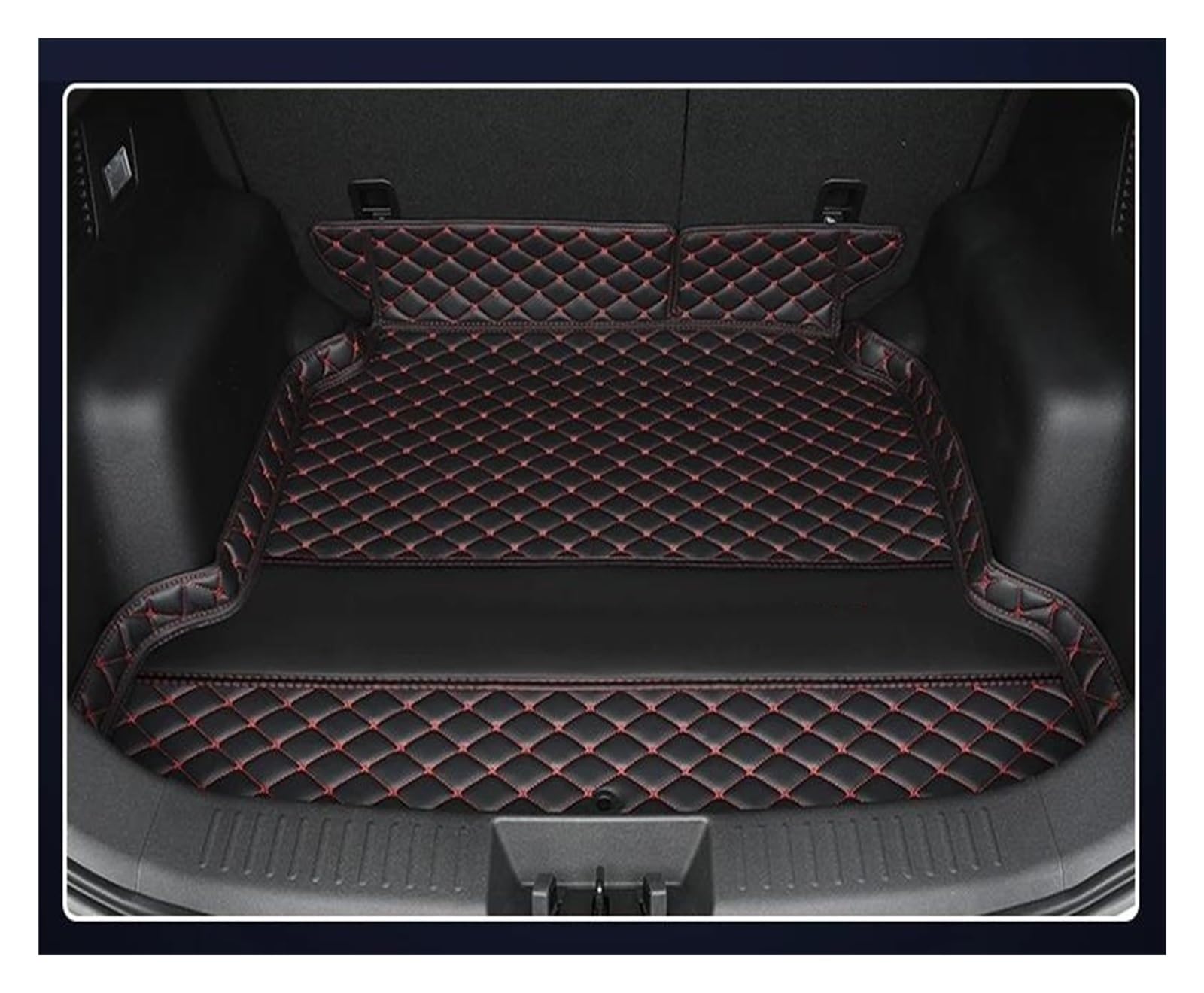 Benutzerdefinierte Leder Kofferraum Matten Für Chery Für Tiggo 7 Für Pro 2022 2013 Auto Cargo Liner Anti-Schmutz Schutz Tablett Kofferraumwanne Kofferraummatte Kofferraumschutz(D-1 pcs) von LENTLY