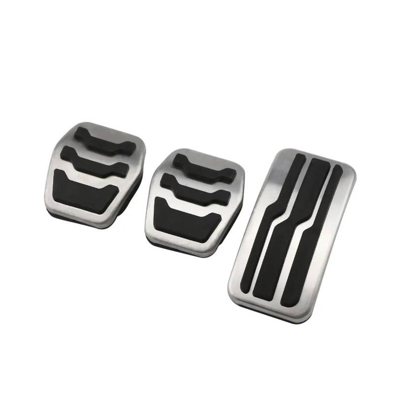 Bremspedalabdeckung Für Lincoln Für MKC 2013 2014 2015-2019 Auto Gaspedale Bremspedal Set Abdeckungen Kupplung Rest Fußpedale Abdeckung(MT Without Rest) von LENTLY