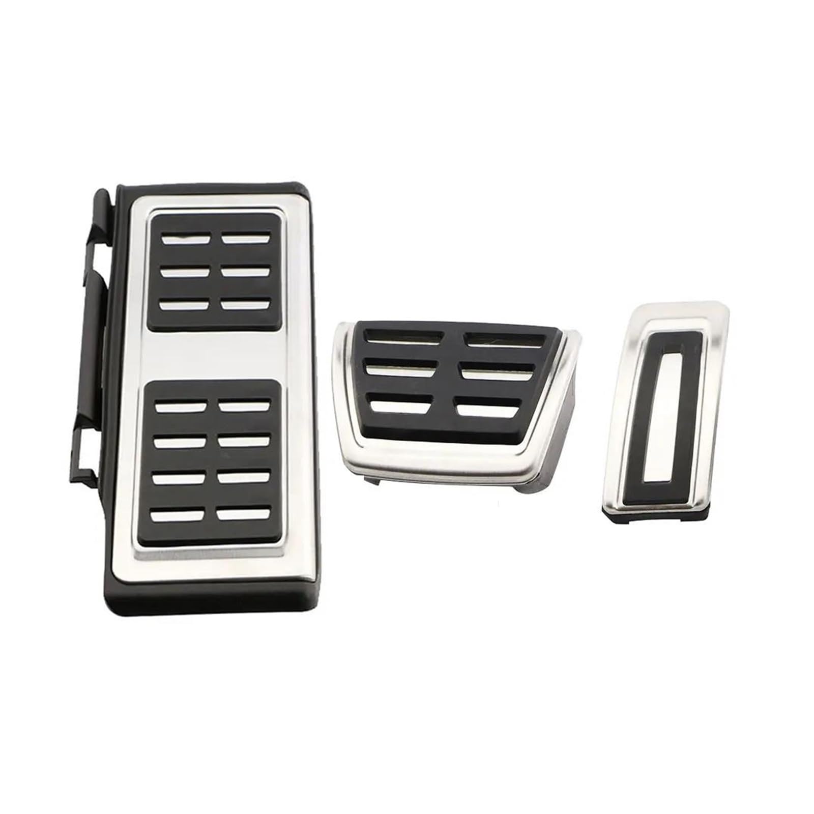 Bremspedalabdeckung Für Skoda Für Kodiaq 2016 2017 2018 2019 2022 Edelstahl Auto Rest Pedal Fuß Kraftstoff Bremse Kupplung Pedale Abdeckung(LHD with Rest) von LENTLY