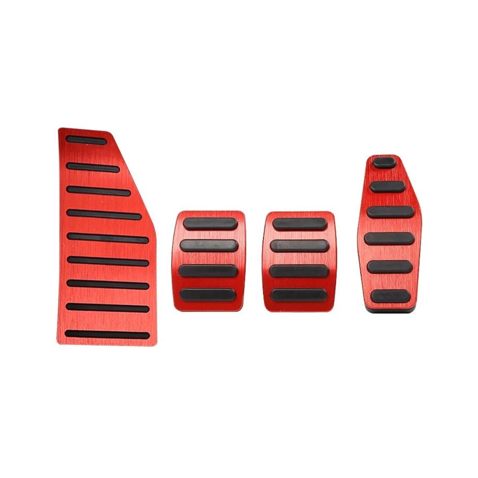 Bremspedalabdeckung Für Suzuki Für Jimny Für Sierra Für JB64 Für JB74 2019-2023 Für JB64W Für JB74W Auto Gaspedal Bremse Fußstütze Pedale(Footrest MT Red) von LENTLY