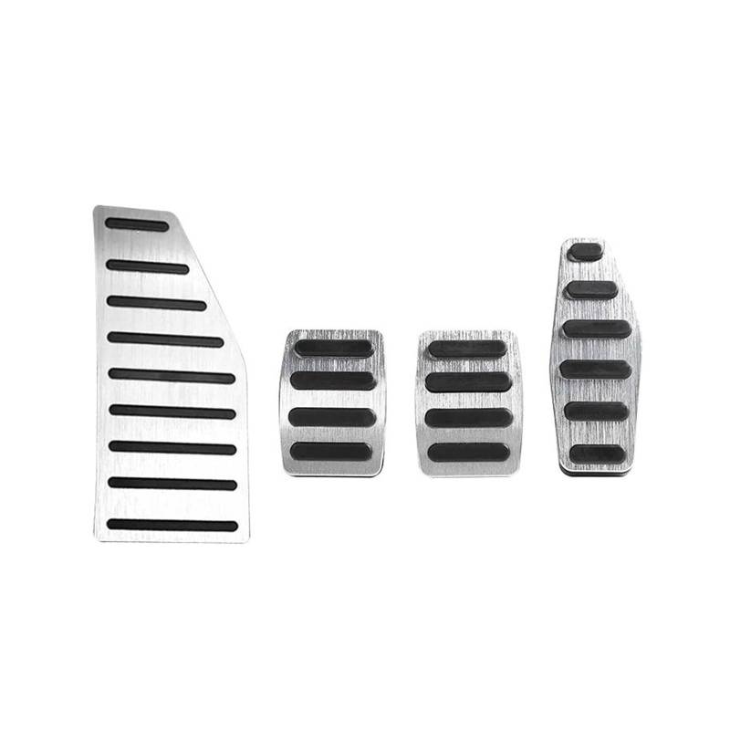 Bremspedalabdeckung Für Suzuki Für Jimny Für Sierra Für JB64 Für JB74 2019-2023 Für JB64W Für JB74W Auto Gaspedal Bremse Fußstütze Pedale(Footrest MT Silver) von LENTLY