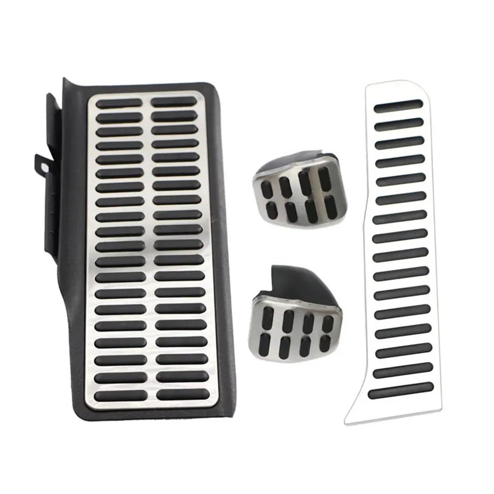 Bremspedalabdeckung Für VW Für Jetta MK6 2011 2012 2013 2014 2015 2016 2017 Auto Kraftstoff Gas Pedal Pads Fuß Rest Pedale Abdeckung LHD Edelstahl(MT with Rest Pedal) von LENTLY