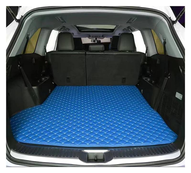 Custom Car Stamm Matten Für Hyundai Für Palisade 2021 2022 2023 wasserdichte Leder Interior Styling Auto Boot Schutz Pads Kofferraumwanne Kofferraummatte Kofferraumschutz(Color 2) von LENTLY