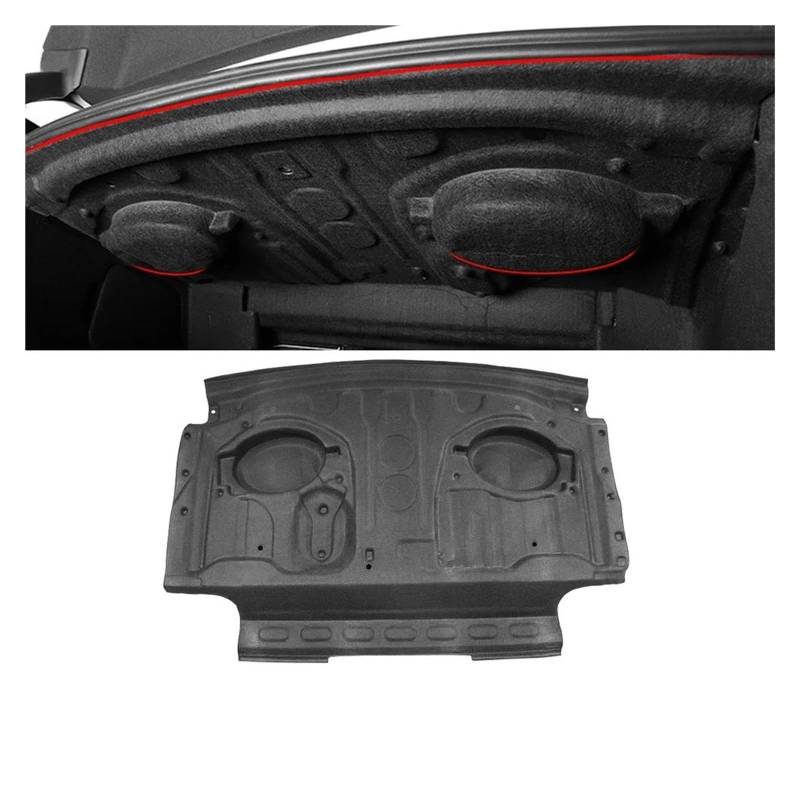 Für Cadillac Für CT5 2019 2020 2021 Auto Hinten Boot Stamm Firewall Matte Pad Abdeckung Sound Wärmedämmung Baumwolle Noise Deadener Kofferraumwanne Kofferraummatte Kofferraumschutz von LENTLY