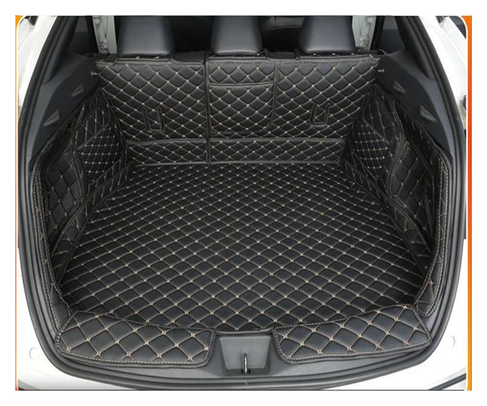 Für Toyota Für C-HR Für CHR 2018 2019 2020 2021 2022 Auto Boot Tablett Cargo-Liner Hinten Stamm Boden Matte Teppich Fracht Tablett Kofferraumwanne Kofferraummatte Kofferraumschutz(Full Cover) von LENTLY