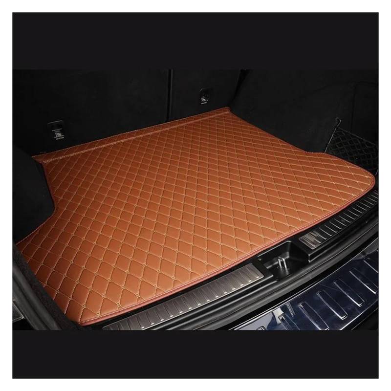 Maßgeschneiderte Kofferraummatten Für Benz W204 2007 2008 2009 2010 2011 2012 2013 2014 Wasserdichte Kofferraumschutz-Pads Kofferraumschutz-Pads Kofferraumwanne Kofferraummatte Kofferraumschutz(Braun) von LENTLY