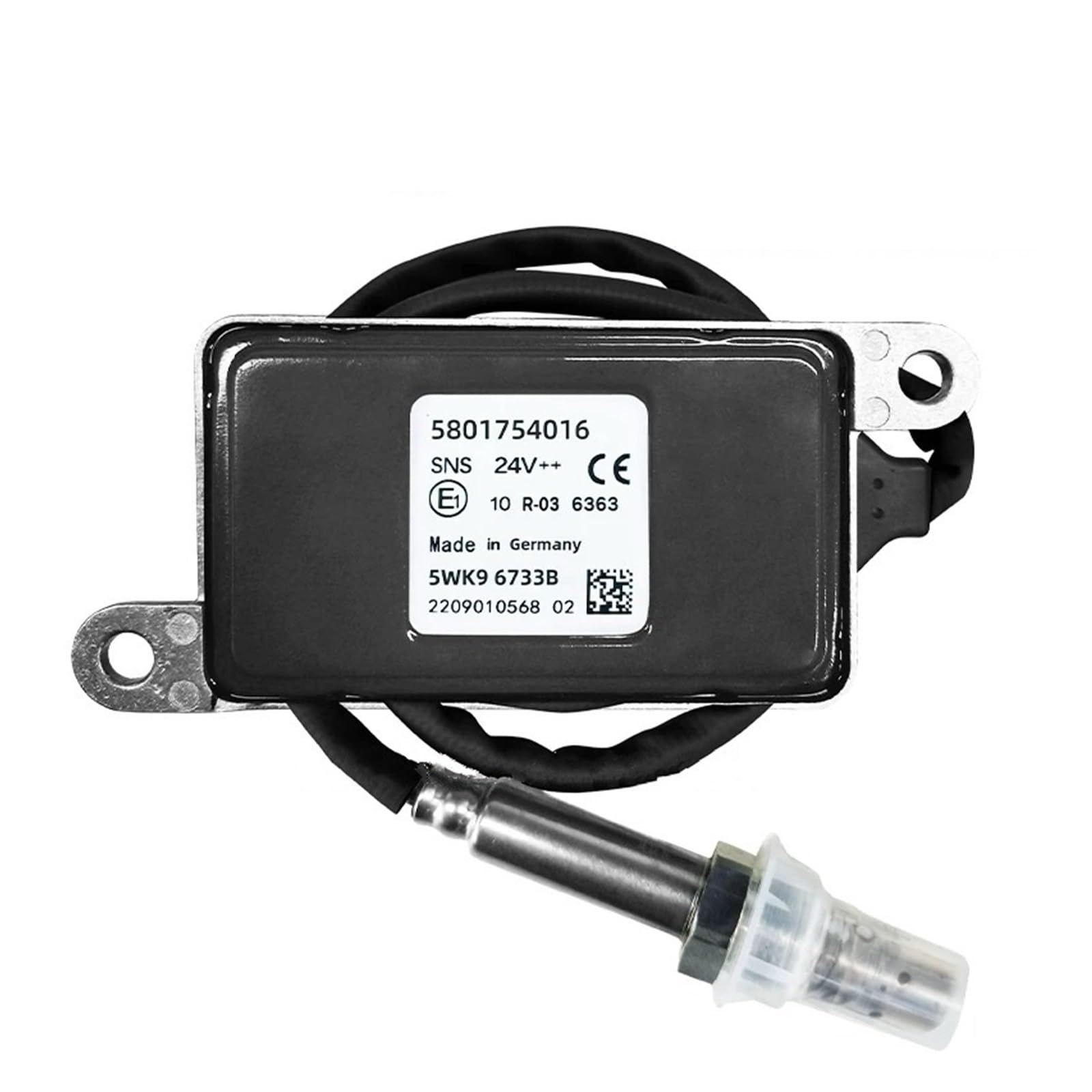 Nox-Sensor 5801754016 Nox Sensor 5WK9 6733 Stickstoff Sauerstoff Sensor 5WK96733B 5WK96733A 5WK9 6733A 24V Für IVECO LKW Für Katalytische Stickstoffsauerstoffsensor(5WK96733B) von LENTLY