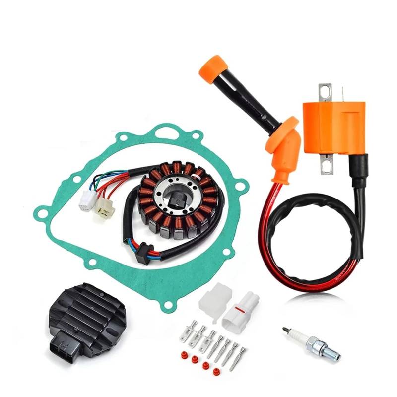 Zündspule Für Suzuki Für Quadsport Für Z400 Für LTZ 400 Für LTZ400 2003-2008 Stator Regler Zündspule Für Zündkerze Dichtung Kit Zündungen von LENTLY