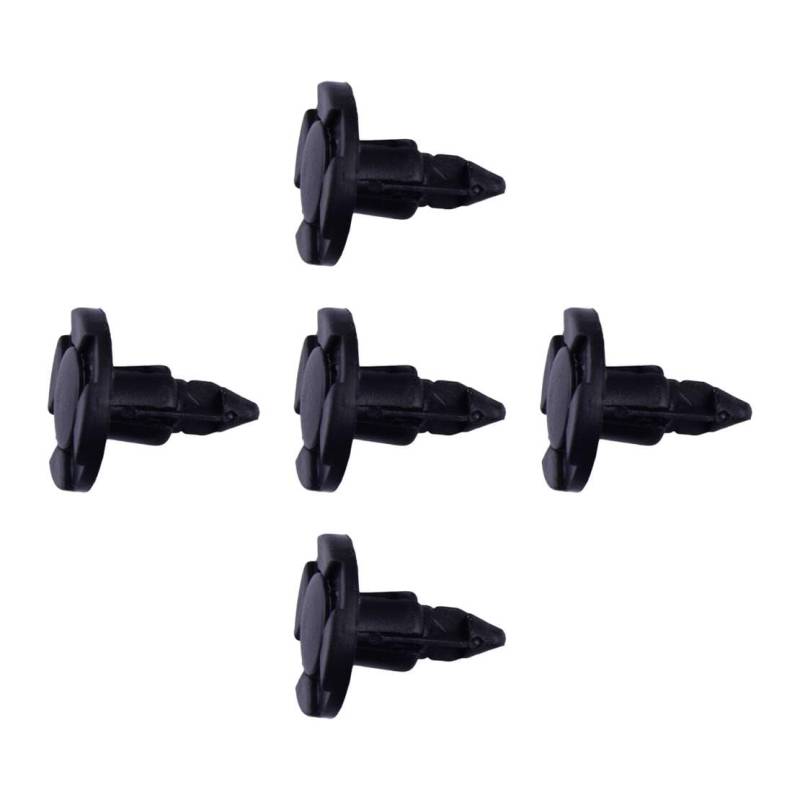 LETAOSK 10pcs Schwarze Stoßstange Splash Shield Motorhaube Motor Push Clip Schraube Niete 01553-09321 Fit für Nissan Infiniti von LETAOSK