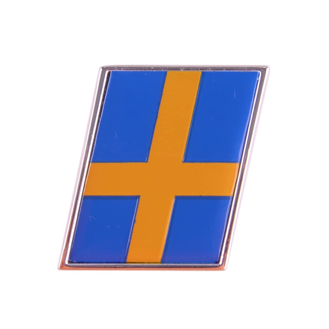 LETAOSK Auto 3D Schweden Flagge Emblem Abzeichen Aufkleber Heck Kofferraum Aufkleber Fit für Volvo V60 C40 S60 XC60 S90 von LETAOSK