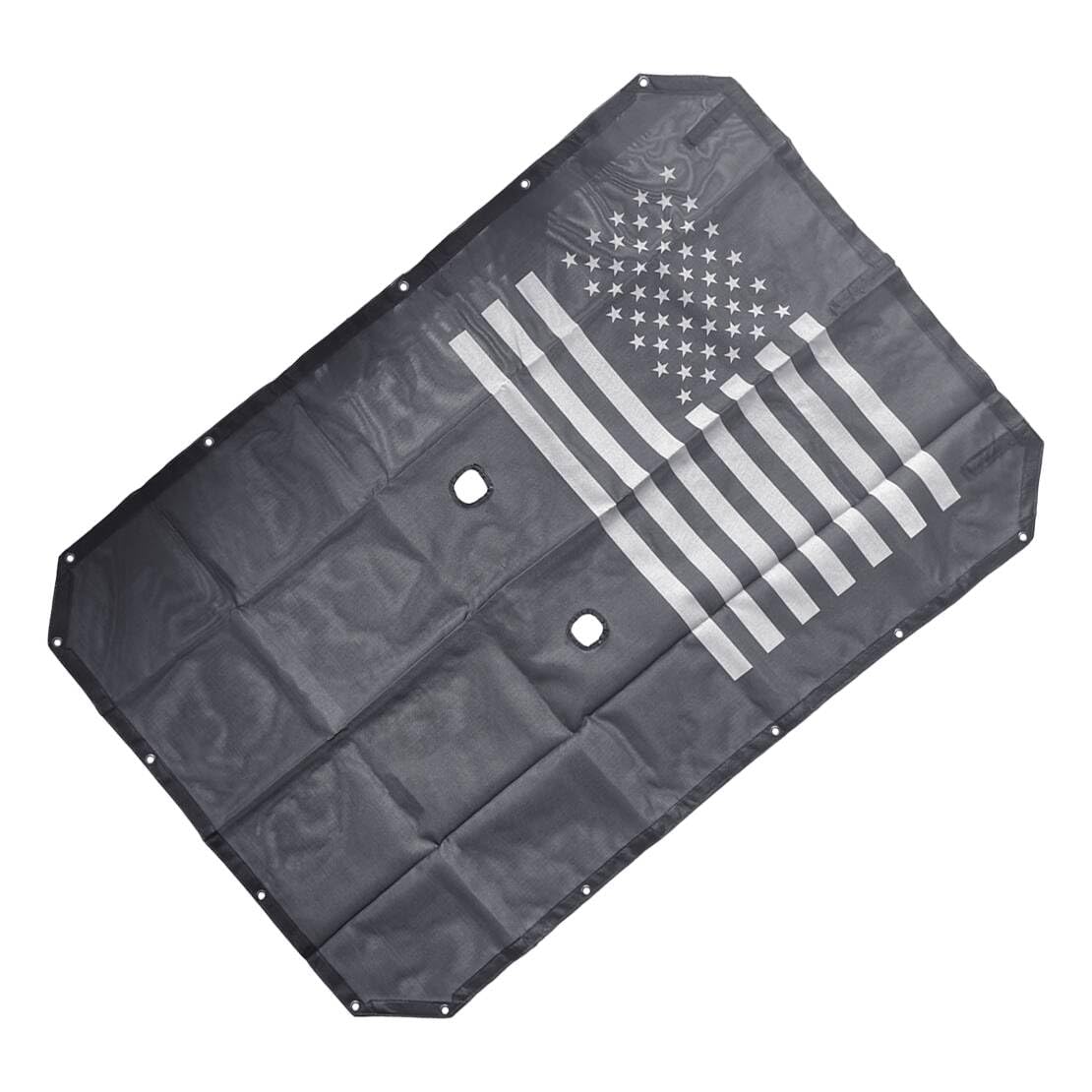 LETAOSK USA Flagge Dach Sonnenschutz Mesh Top Net Abdeckung UV-Schutz Fit für Jeep Wrangler JK 4-Türer 2007-2017 von LETAOSK