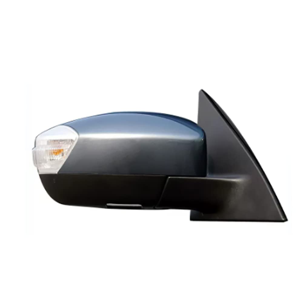 Auto-Außenspiegel Für Ford S-Max 2006-2015 Auto Beheizt Klappbar Blinker Licht Spiegel Montage 6 Draht Grau Beifahrerseite von LETITBE