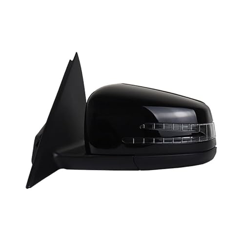 Für Mercedes-Benz W204 C63 C200 C180 2006-2013 Modelle Linker Seitenspiegel Spiegel Power Folding Blinker (schwarz) Beifahrerseite Spiegel von LETITBE