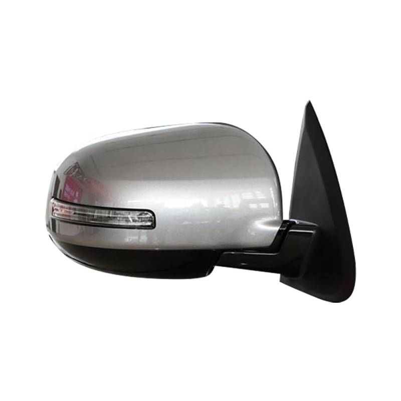 Power Door Mirror Heated Folding Compatible with Mitsubishi Outlander 2013-2020 Turn Signal Lights Gray Passenger Side von LETITBE