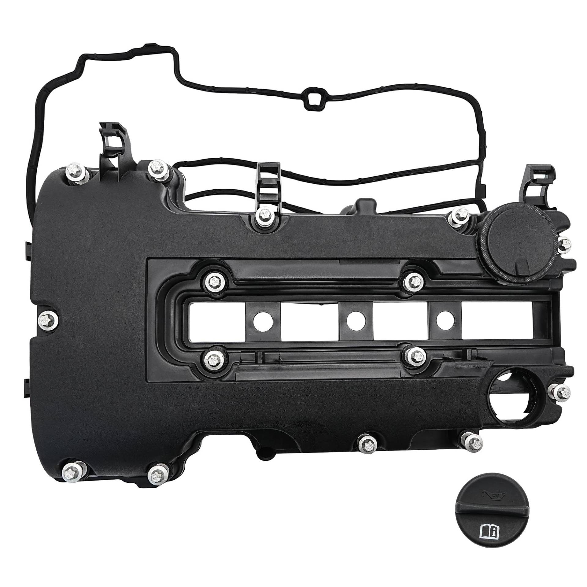 Wippventilabdeckung kompatibel für Chevy Aveo Cruze Opel Opel Astra J Corsa D E Insignia A Meriva B Mokka 1.2 1.4 ersetzt # 55573746,2005623, BK21-V405A02-CDXWAA von LEVANLIGHT