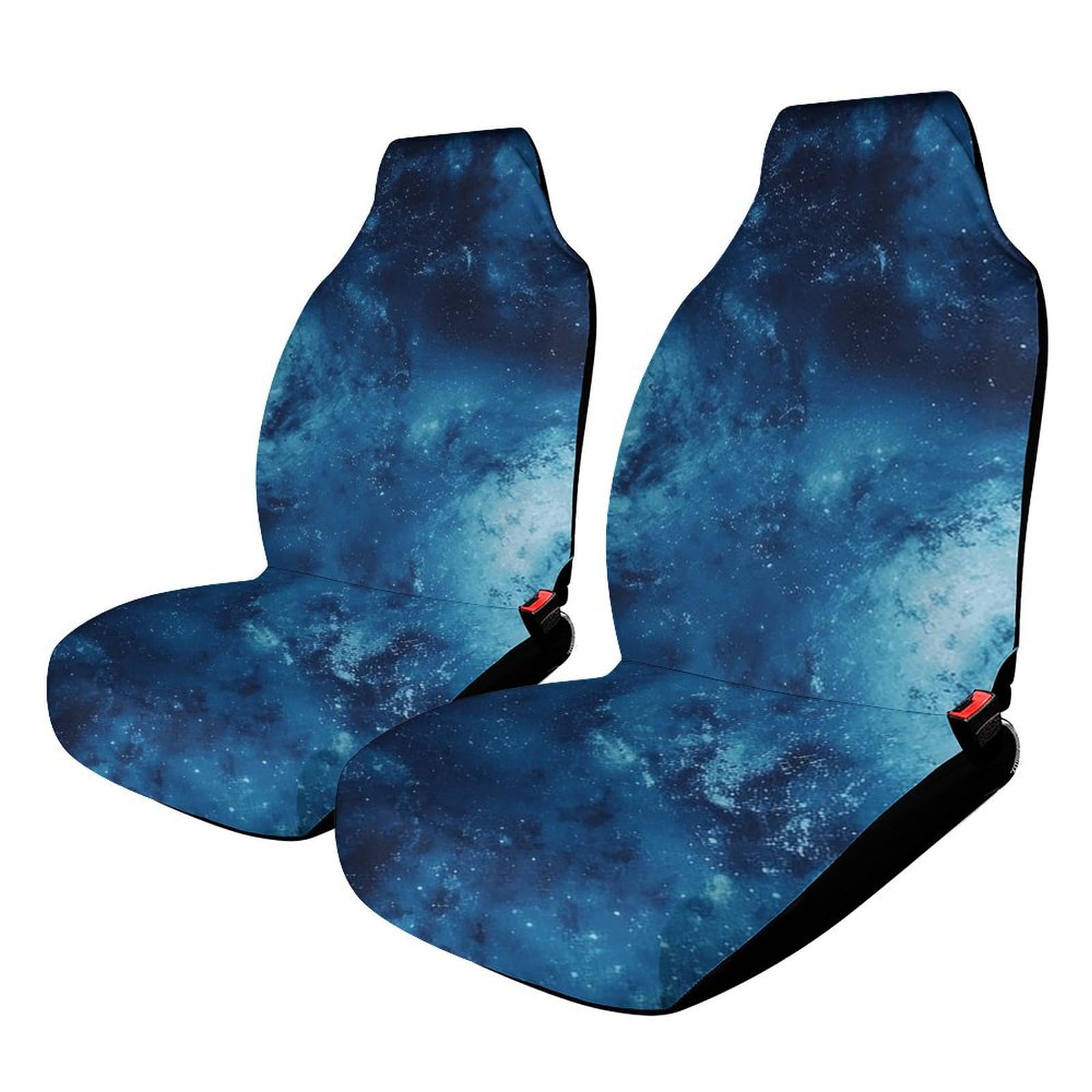 LFDSEPYM Blue Universe Space Galaxy Autositzbezug, atmungsaktiv, Autositzschutz, Vordersitzschutz, Autozubehör, universelle Passform für die meisten LKW, SUV, Vans von LFDSEPYM