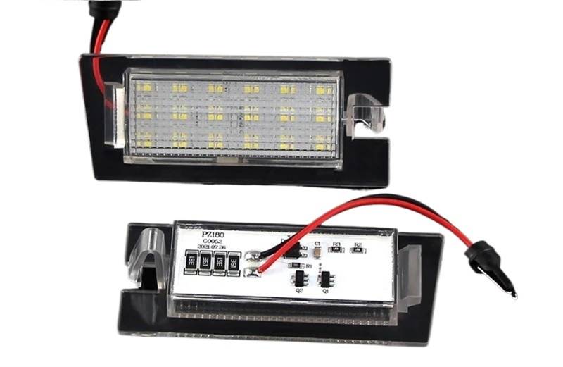 LFDTO 2 Stück/Set LED Kennzeichenbeleuchtung Autozubehör passend für Jeep geeignet für Cherokee KL 2014-2018 LED Auto Rückleuchten von LFDTO