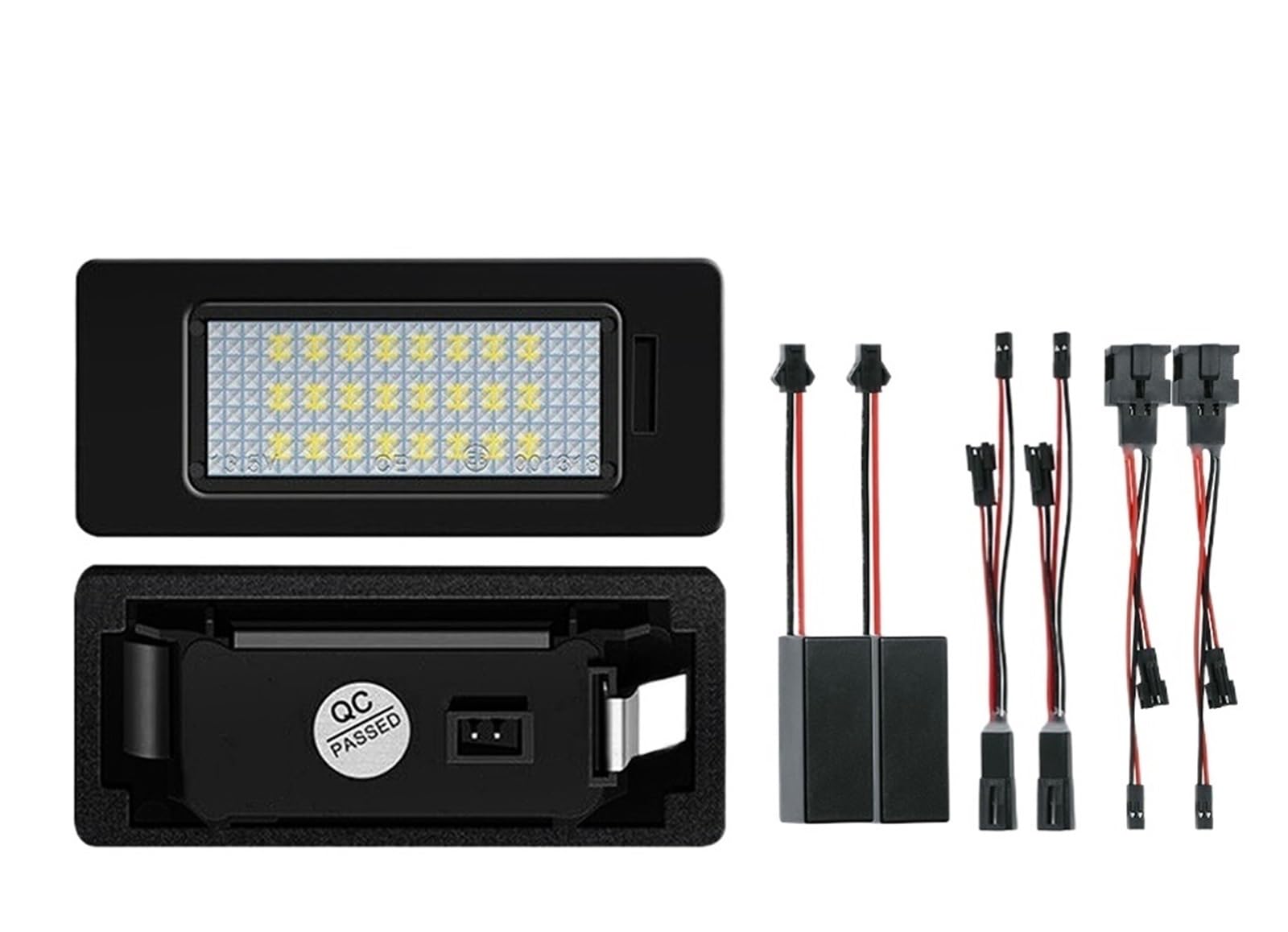 LFDTO 2 x LED-Kennzeichenbeleuchtung für Seat, Ibiza, Tarraco, Toledo, Exeo, Ateca, Arona, Altea, Alhambra, Leon (Größe: Model 2) von LFDTO