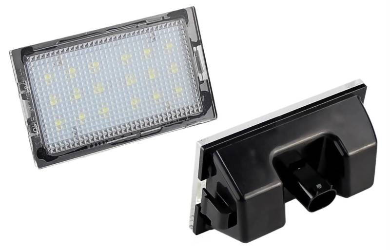 LFDTO 2 x XCANbus LED-Nummernschildbeleuchtung, weiß, geeignet für Land Rover Sport L320, geeignet für Discovery 3, 4, LR3, LR4, geeignet für Freelander 2 LR2 von LFDTO