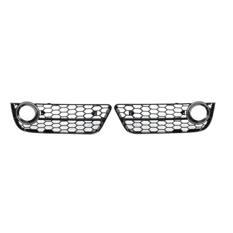 LFDTO Auto Front Stoßstange Nebel Licht Lampe Kühlergrill Grill Abdeckung Mesh Honeycomb Hex Fit for A5 Coupe/Sportback 2008-2011 Fit for Cabriolet 2010-2011(Chrome) von LFDTO